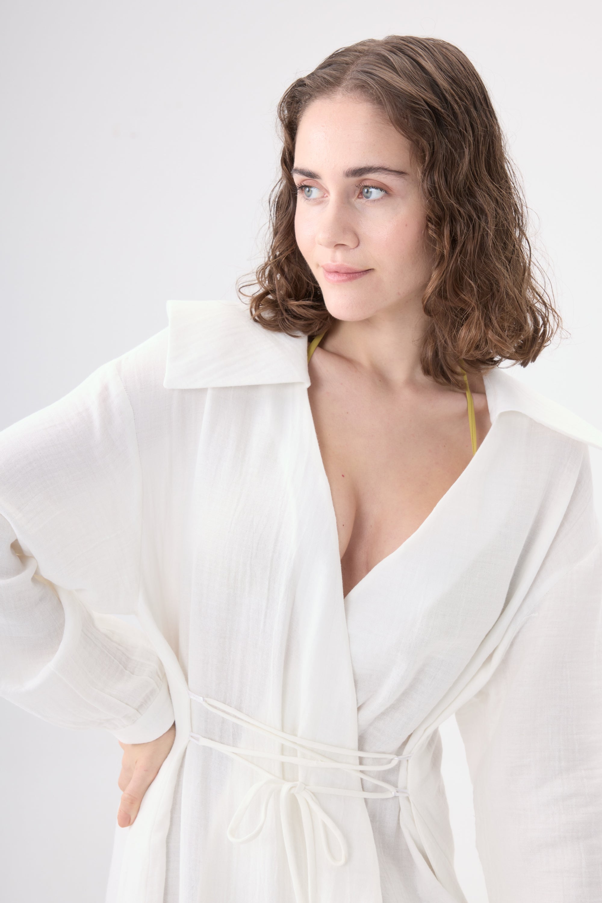 Elara Kimono - Beyaz