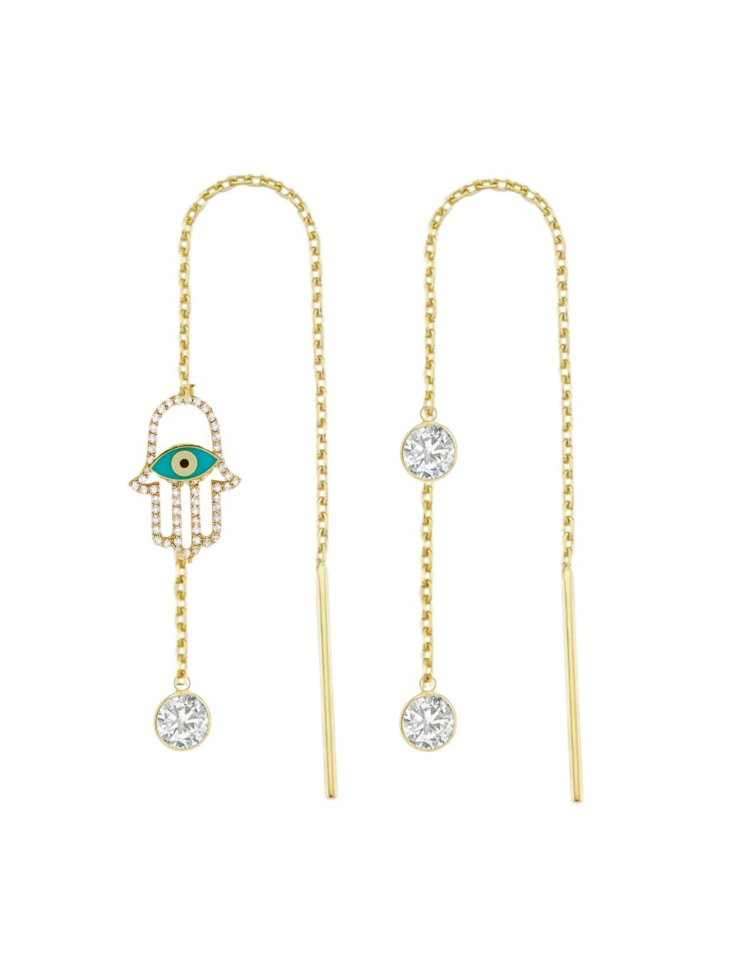 Hamsa Zircon Küpe