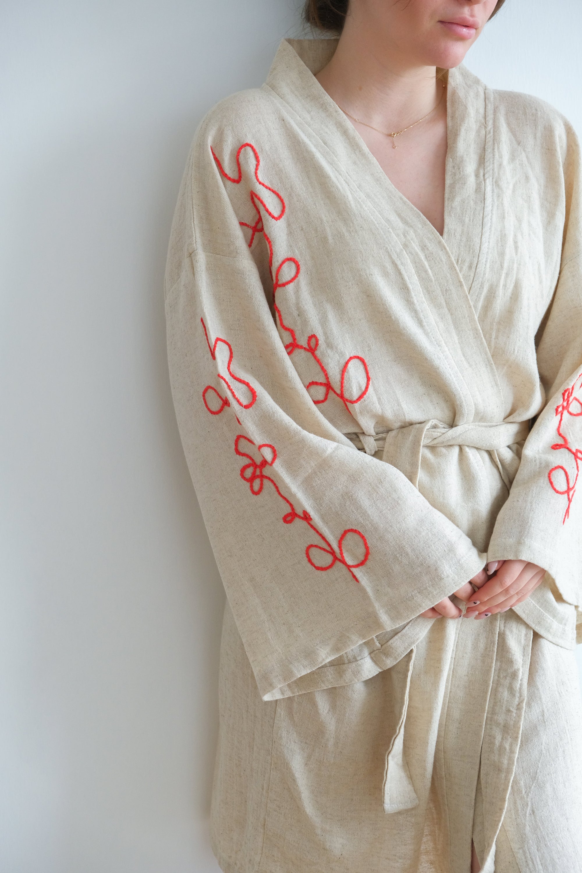 Kimono Ottoman Red