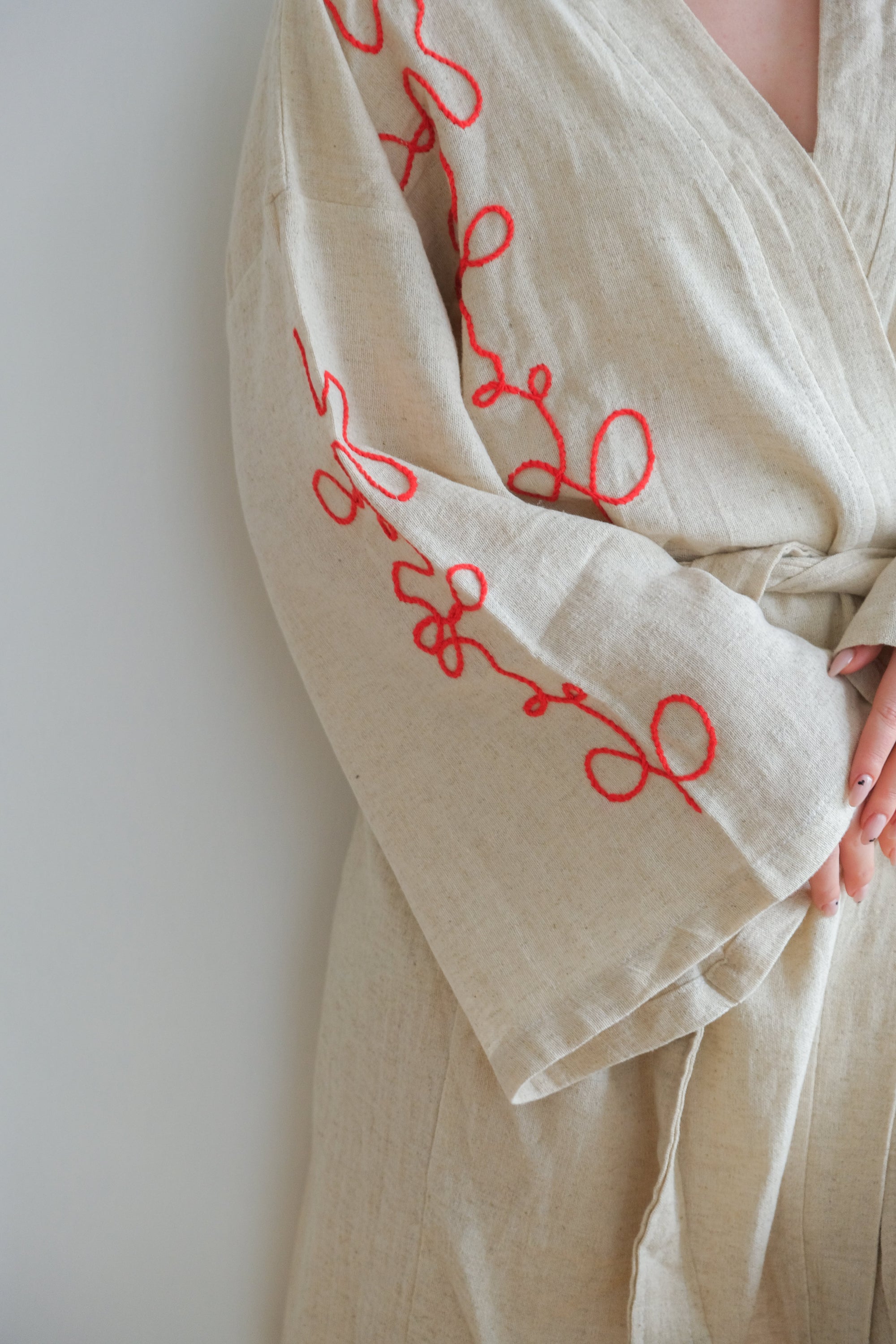 Kimono Ottoman Red