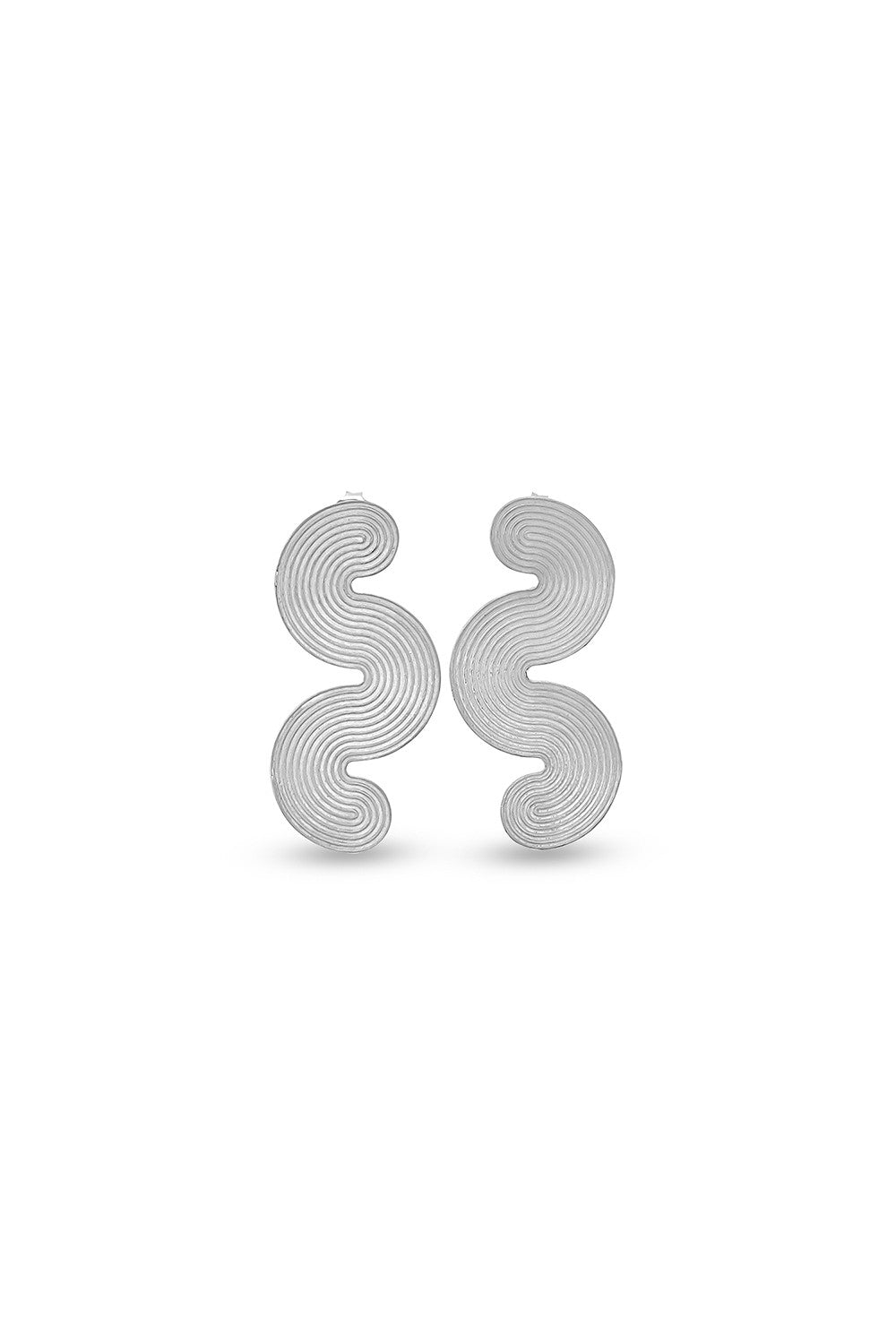 Serpent Küpe Silver
