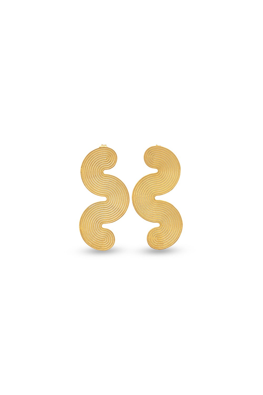 Serpent Küpe Gold