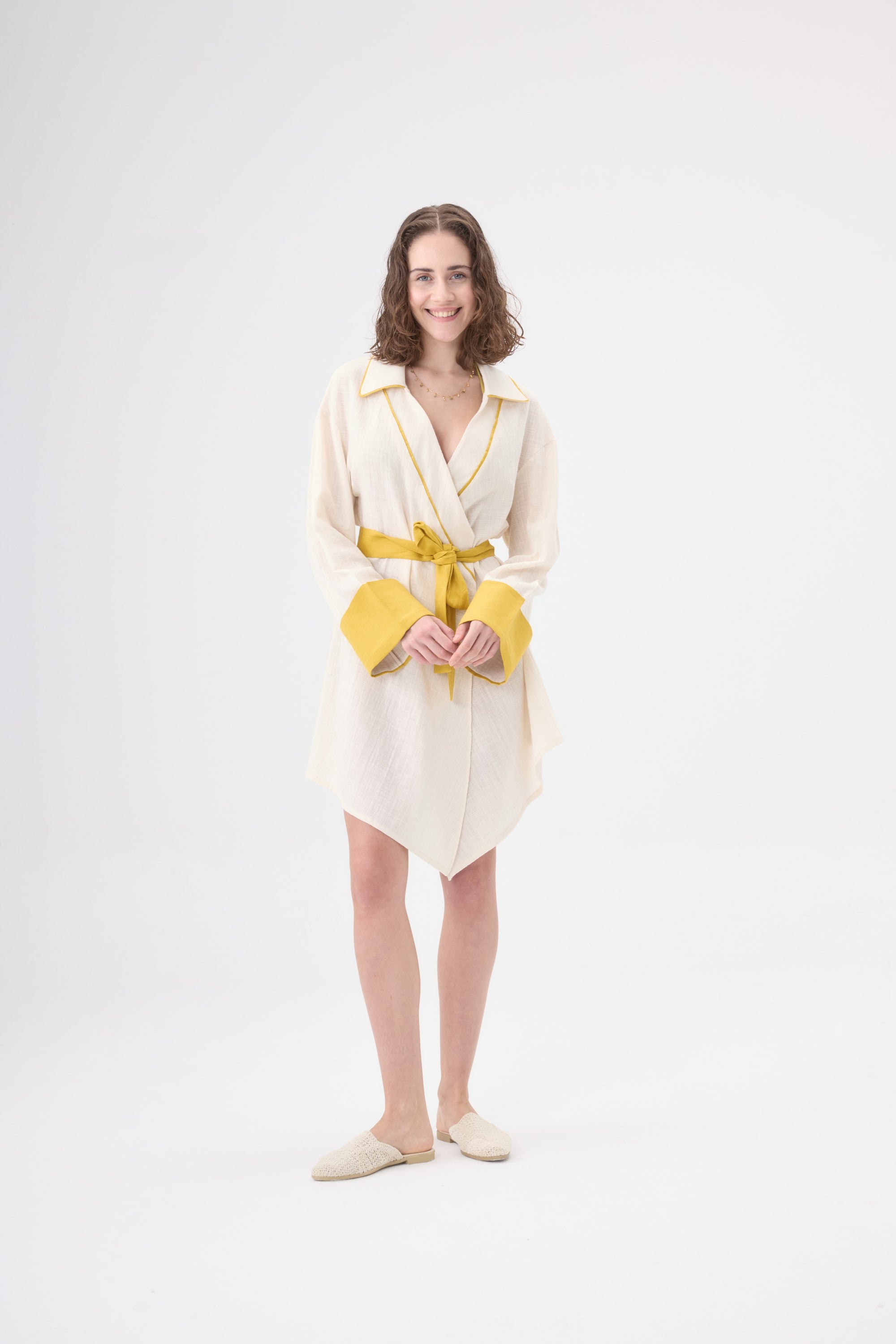 Solara Kuşaklı Kimono