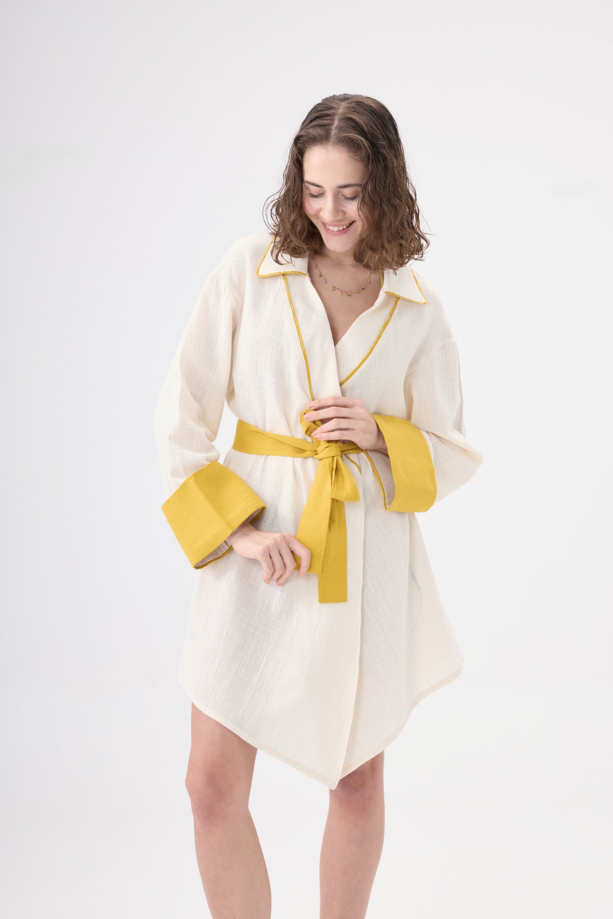 Solara Kuşaklı Kimono
