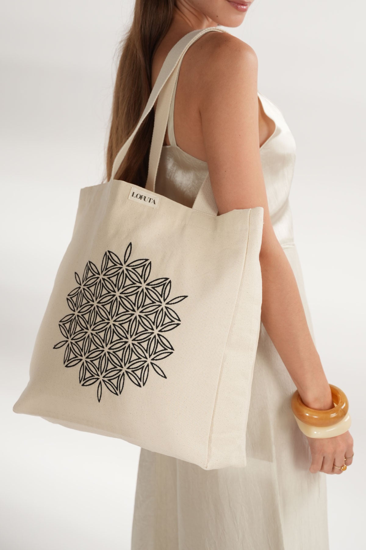 Tote Bag Yaşam Çiçeği